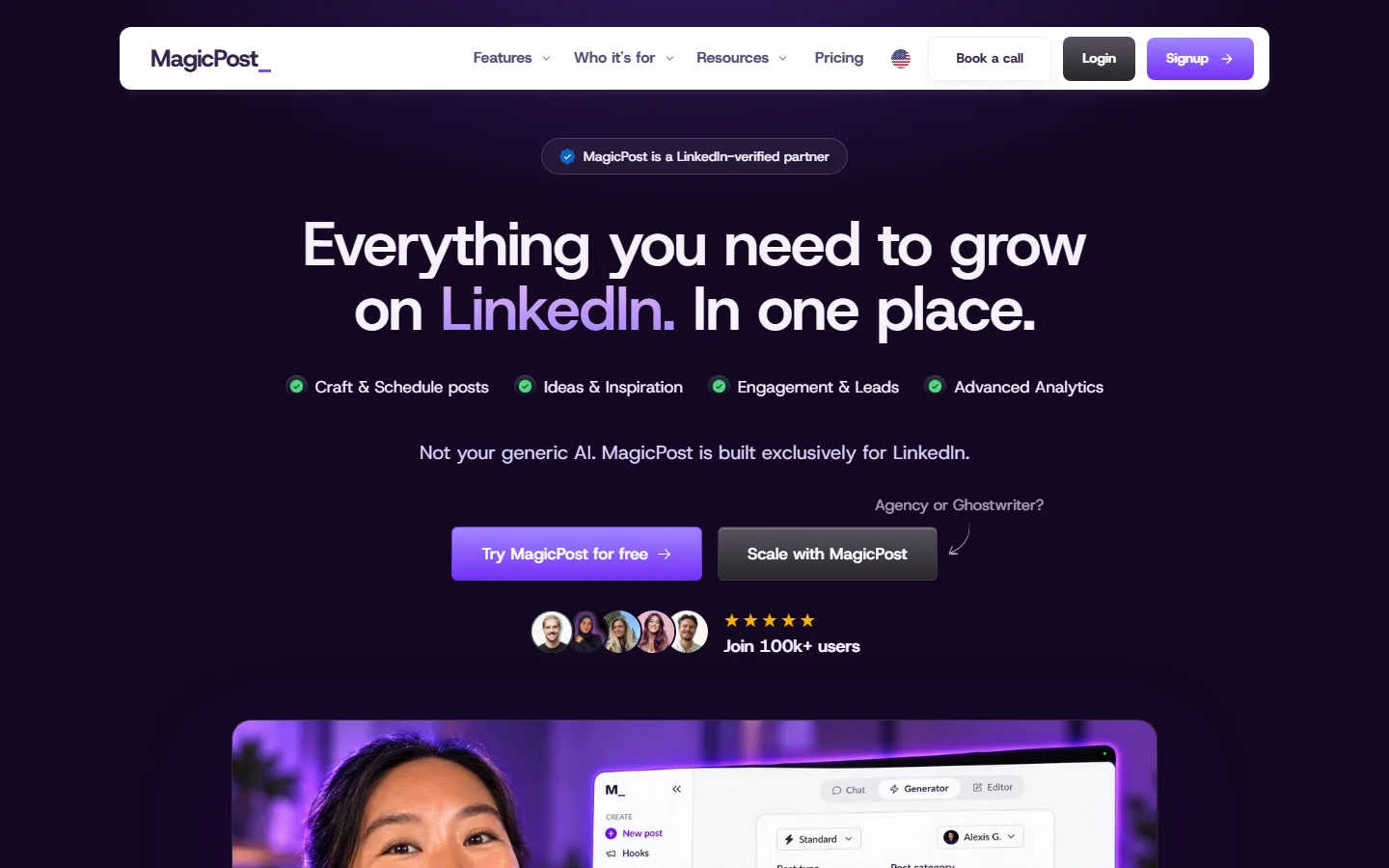 MagicPost homepage